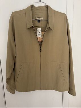 Tommy Bahama Men's Zip-Front Jacket - Khaki/Tan